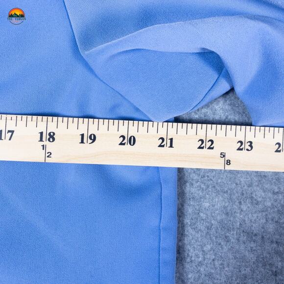 Sag Harbor Button Front Jacket Blue Long Sleeve Collared Women's Size 16 - Picture 5 of 8